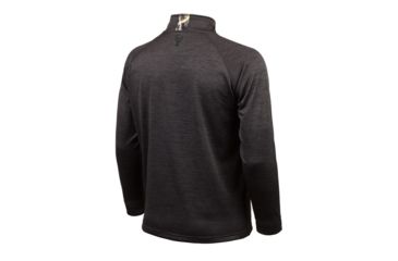 Image of Huntworth Heather Performance Fleece Half Zip - Mens, Heather Black/Kinetic, Medium, E-9138-HK/KN-M