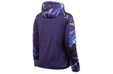 Image of Huntworth Heather Performance Fleece Hoodie - Womens, Heather Violet/Huntworth Ultraviolet, Small, E-9149-W-HV/UV-S