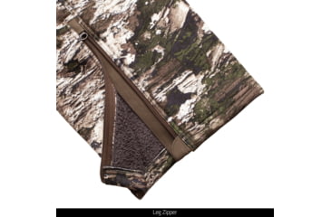 Image of Huntworth Ketchikan Heavy Weight Windproof Low Pile Fleece Pants Sherpa Interior - Mens, Tarnen, Large, E-9439-TRN-L