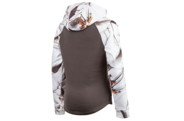 Image of Huntworth Knit Jersey Hoodie - Girls, Charcoal Gray / Snow Camo, Small, E-9303-YG-CG/SCB-S