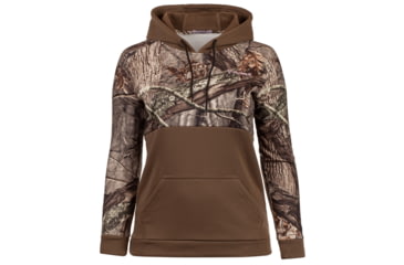 Image of Huntworth Knit Jersey Hoodie - Womens, Ash Brown / Hiddn, Medium, E-9474-W-AB/HDN-M