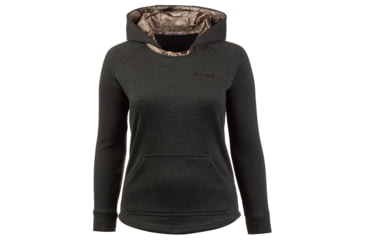 Image of Huntworth Ladies Knit Jersey Hoodie Heather - Womens, Heather Juniper / Hiddn, Medium, E-9387-W-HJP/HDN-M
