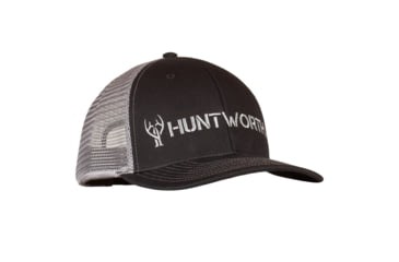 Image of Huntworth Logo Trucker Cap - Mens, Black, One Size, E-5777-BK