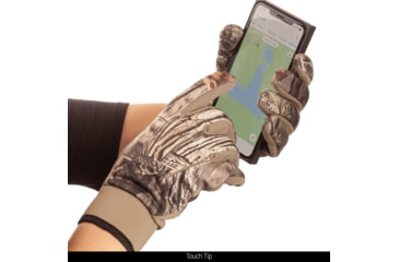 Image of Huntworth Meridian MId Weight Windproof Unlined Hunting Glove - Womens, Hidden, Medium, E-141-L-HDN-M/L