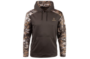 Image of Huntworth Performance Fleece Hoodie - Mens, Charcoal Gray/Disruption, Medium, E-9198-31CG/DC-M