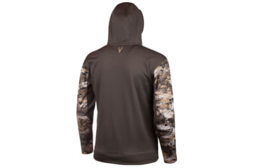 Image of Huntworth Performance Fleece Hoodie - Mens, Charcoal Gray/Disruption, Medium, E-9198-31CG/DC-M