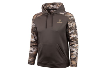 Image of Huntworth Performance Fleece Hoodie - Mens, Charcoal Gray/Disruption, Medium, E-9198-31CG/DC-M