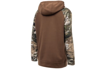 Image of Huntworth Lifestyle Performance Fleece Horizontal Camo Flag Hoodie - Youth, Dark Earth/Tarnen, Extra Large, E-9602-YB-DKE/TRN-XL