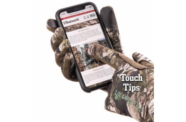 Image of Huntworth Lifestyle Performance Fleece Horizontal Camo Flag Hoodie - Youth, Dark Earth/Tarnen, Extra Large, E-9602-YB-DKE/TRN-XL