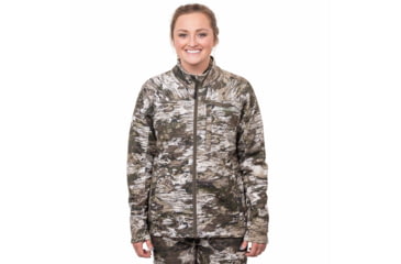 Image of Huntworth Torrington Mid Weight Soft Shell Jacket - Womens, Fleece Interior, Tarnen, Extra Large, E-9550-W-TRN-XL