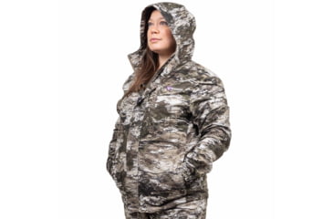 Image of Huntworth Winsted Tricot Waterproof Rain Jacket - Women's, Tarnen, Extra Large, E-9619-W-TRN-XL