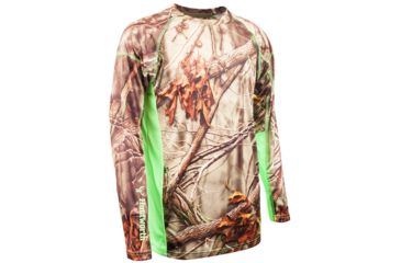 Image of Huntworth Youth Boys Long Sleeve Shirt - Kids, Oak Tree EVO, Large, E-9048-YB-21OT-L