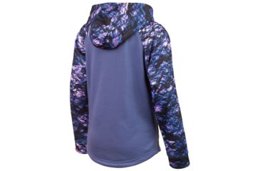 Image of Huntworth Youth Girls Knit Jersey Hoodie - Kids, Lilac/Phathom Vixen, Small, E-9303-YG-LL/VXN-S