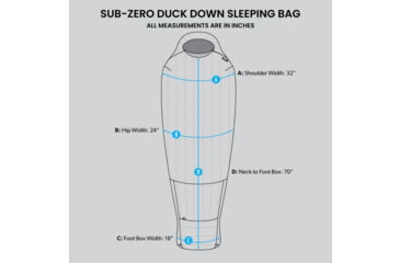 Image of Huto Lifestyle Sub-Zero 750 Fill Power Sleeping Bag