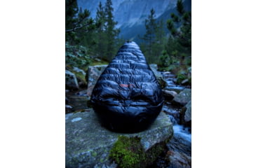 Image of Huto Lifestyle Huto Three Season Down Sleeping Bag, Right Hand, Black, 200CM, THREESEASN-SLPBAG-BLK-RGT