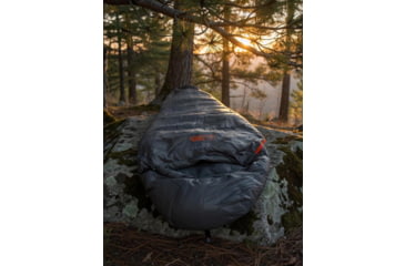 Image of Huto Lifestyle Huto Three Season Down Sleeping Bag, Right Hand, Black, 200CM, THREESEASN-SLPBAG-BLK-RGT