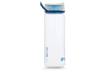 Image of HydraPak Recon Bottle, 750ml, Clear/Navy &amp; Cyan, BR01HP