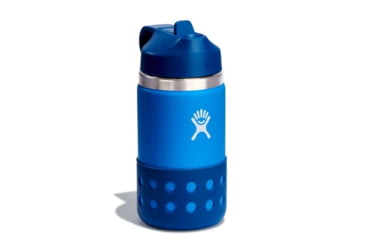 Image of Hydro Flask 12 oz Wide Straw Lid &amp; Boot - Kids, Lake, W12BSWBB445