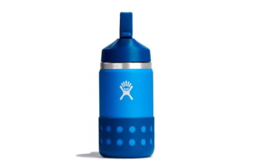 Image of Hydro Flask 12 oz Wide Straw Lid &amp; Boot - Kids, Lake, W12BSWBB445