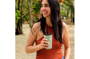 Image of Hydro Flask 20 oz All Around Tumbler Press-In Lid, Agave, 20 oz, T20CPB374