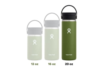 Image of Hydro Flask 20 oz. Wide Mouth Bottle w/Flex Sip Lid, Fog, W20BCX508