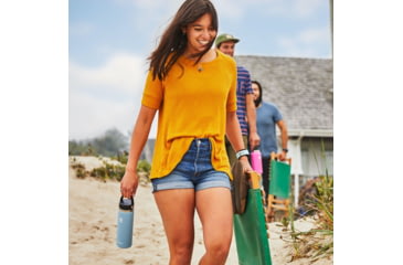 Image of Hydro Flask 20 oz. Wide Mouth Bottle w/Flex Sip Lid, Hibiscus, W20BCX650