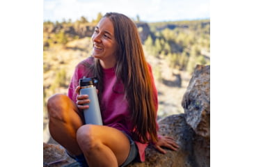 Image of Hydro Flask Wide Mouth w/Straw Lid, Black, 24 oz, W24BSW001