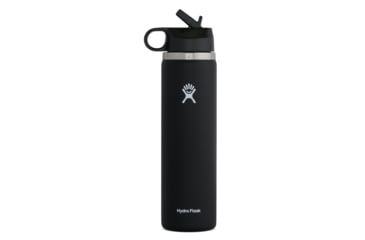 Image of Hydro Flask Wide Mouth w/Straw Lid, Black, 24 oz, W24BSW001