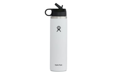 Image of Hydro Flask Wide Mouth w/Straw Lid, White, 24 oz, W24BSW110