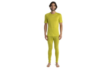 Image of Icebreaker 125 ZoneKnit Short Sleeve Crewe Thermal Top - Men's, Bio Lime/Ether/Cb, 2XL, IB0A56H7883XXL