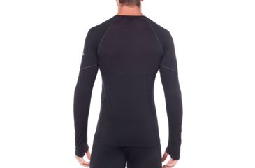 Image of Icebreaker 150 Zone Long Sleeve Crewe, Black/Mineral, 2XL, 104347-001-XXL