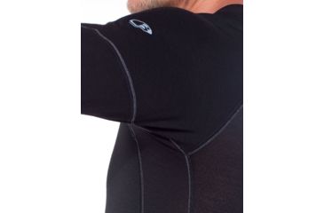 Image of Icebreaker 150 Zone Long Sleeve Crewe, Black/Mineral, 2XL, 104347-001-XXL