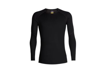 Image of Icebreaker 150 Zone Long Sleeve Crewe, Black/Mineral, 2XL, 104347-001-XXL
