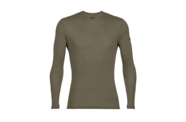 Image of Icebreaker 175 Everyday Long Sleeve Crewe Thermal Top - Mens, Loden, Medium, IB104483069M