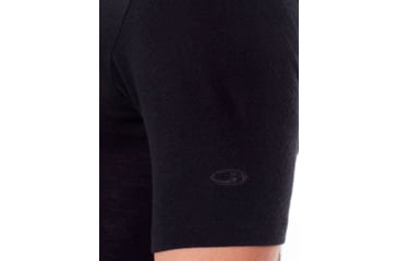 Image of Icebreaker 175 Everyday Short Sleeve Crewe Thermal Top - Mens, Black, Small, 104482001S