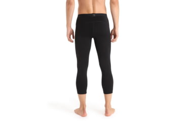 Image of Icebreaker 200 Oasis 3/4 Thermal Leggings - Mens, Black, Extra Small, IB104368001XS