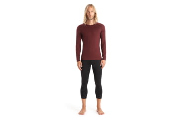 Image of Icebreaker 200 Oasis 3/4 Thermal Leggings - Mens, Black, Extra Small, IB104368001XS