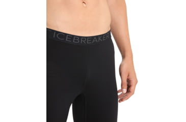 Image of Icebreaker 200 Oasis 3/4 Thermal Leggings - Mens, Black, Extra Small, IB104368001XS