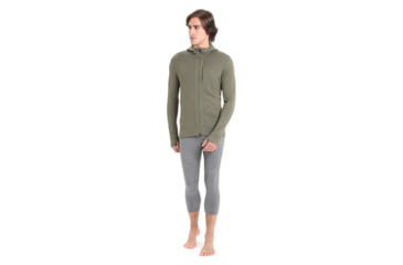 Image of Icebreaker 200 Oasis 3/4 Thermal Leggings - Mens, Gritstone Heather, 2XL, IB104368013XXL