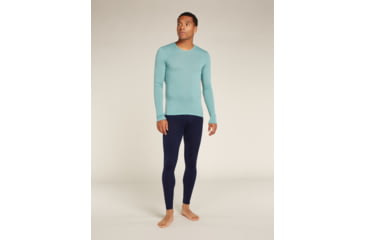 Image of Icebreaker 200 Oasis Leggings with Fly - Mens, Midnight Navy/Monsoon, Extra Large, 104370401XL