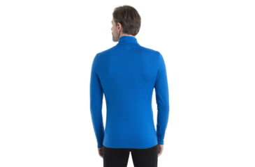 Image of Icebreaker 200 Oasis Long Sleeve Half Zip Thermal Top - Men's, Lazurite, Extra Large, IB104367580XL