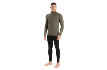 Image of Icebreaker 200 Oasis Long Sleeve Half Zip Thermal Top - Men's, Loden, Large, IB104367069L
