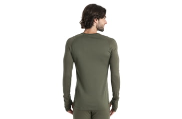 Image of Icebreaker 200 ZoneKnit Long Sleeve Crewe Thermal Top - Mens, Loden/Ether/Cb, Extra Small, IB0A56HA881XS
