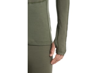 Image of Icebreaker 200 ZoneKnit Long Sleeve Crewe Thermal Top - Men's, Loden/Ether/Cb, Extra Small, IB0A56HA881XS