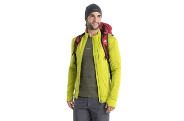 Image of Icebreaker 200 ZoneKnit Long Sleeve Crewe Thermal Top - Mens, Loden/Ether/Cb, Extra Small, IB0A56HA881XS