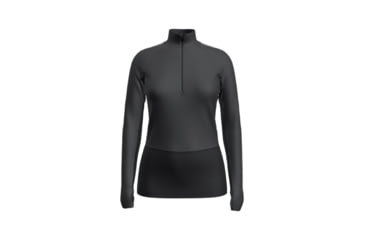 Image of Icebreaker 200 ZoneKnit Long Sleeve Half Zip Thermal Top - Women's, Jet Heather/Black/Metro Heather/Cb, Medium, IB0A56HC585M