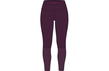 Image of Icebreaker 200 ZoneKnit Thermal Leggings - Women's, Nightshade, Large, IB0A56HE853L