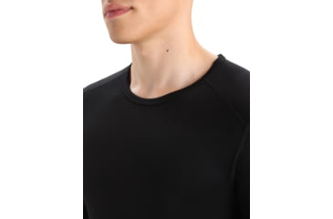 Image of Icebreaker 260 Tech Long Sleeve Crewe Thermal Top - Mens, Black, 3XL, IB1043710013XL