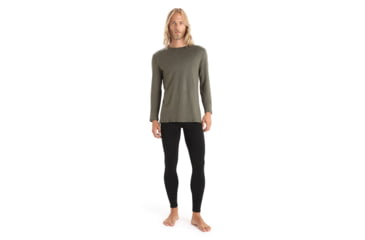 Image of Icebreaker 260 Tech Long Sleeve Crewe Thermal Top - Mens, Loden, Medium, IB104371069M