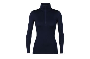 Image of Icebreaker 260 Tech Long Sleeve Half Zip Thermal Top - Men's, Midnight Navy, Medium, IB104372401M